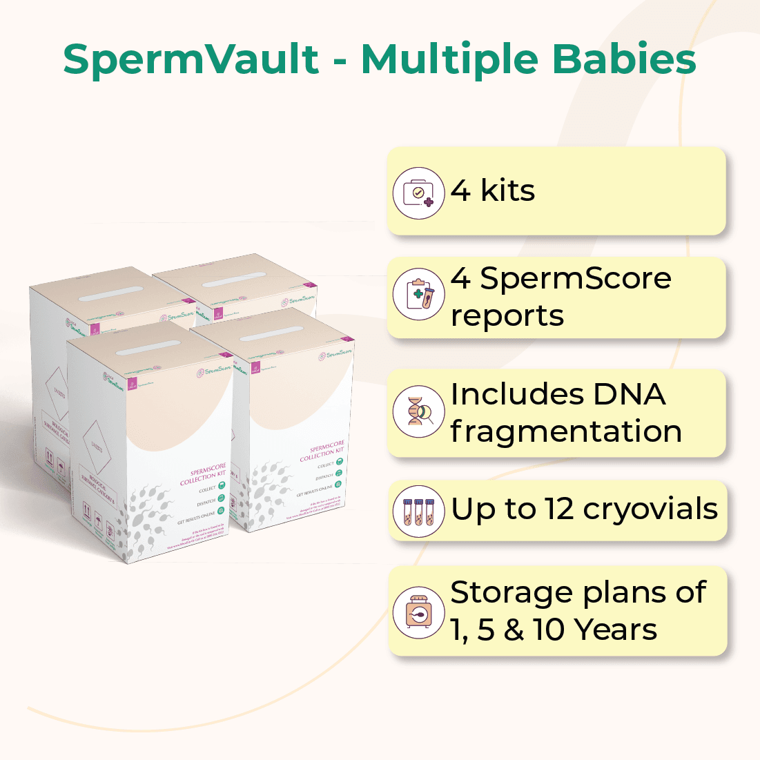 Spermvault - Sperm Freezing Kit For Multiple Babies