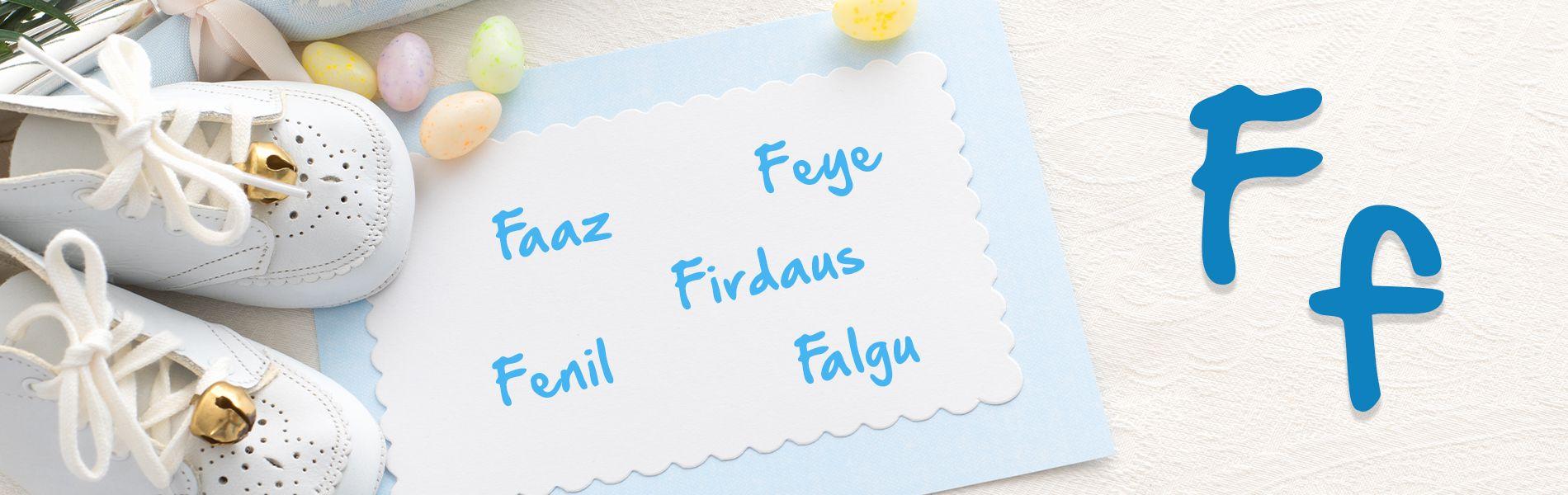 10 Unique Baby Boy Names Starting With F