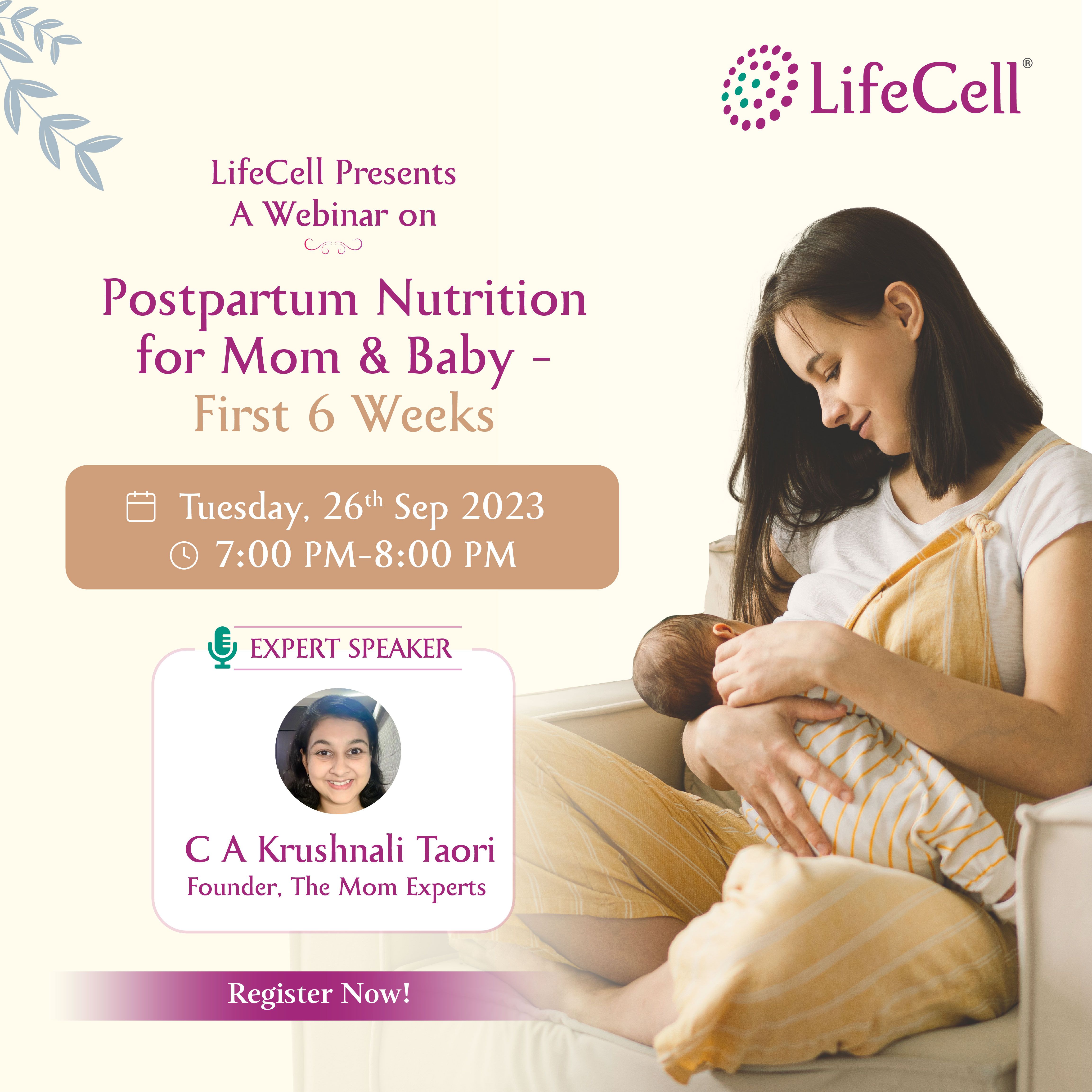 Postpartum Nutrition for Mom and Baby - First 6 Weeks